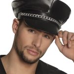 casquette cuir homme
