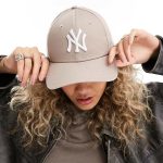 casquette ny beige