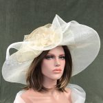 chapeau blanc femme