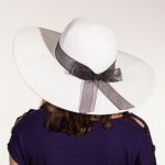 chapeau blanc femme