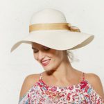 chapeau blanc femme