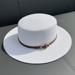 chapeau blanc femme