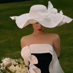 chapeau blanc femme