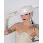 chapeau blanc femme