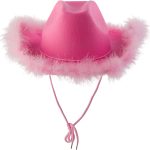 chapeau cowboy rose