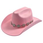 chapeau cowboy rose