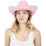 chapeau cowboy rose
