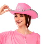 chapeau cowboy rose