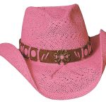 chapeau cowboy rose