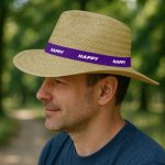 chapeau de paille personnalisé