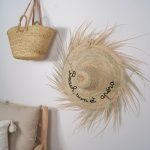 chapeau de paille personnalisé
