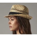 chapeau de paille publicitaire