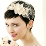 chapeau mariage pour cheveux courts
