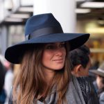 chapeau noir femme