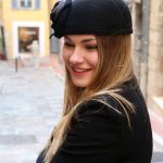chapeau noir femme