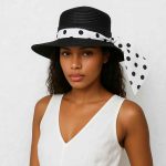 chapeau noir femme