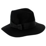 chapeau noir femme