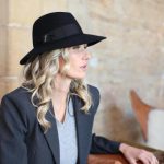 chapeau noir femme