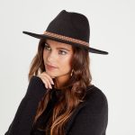 chapeau noir femme