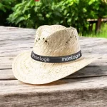chapeau paille personnalisé