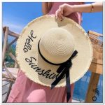 chapeau plage femme